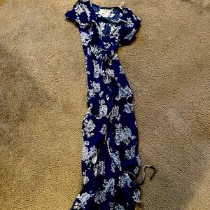 Lulus floral wrap dress
